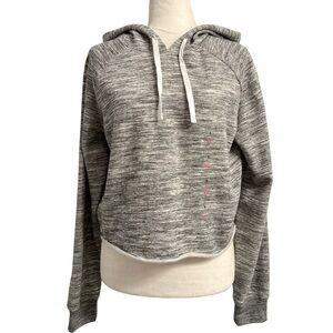 Victoria Secrets NWT Women’s Heather Gray Women's Cropped Hoodie Small